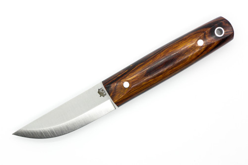 LT Wright Knives Pronghorn - 3V Steel - Scandi Grind - Desert Ironwood W/ Black Liners - 9