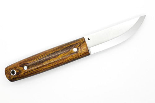 LT Wright Knives Pronghorn - 3V Steel - Scandi Grind - Desert Ironwood W/ Black Liners - 12