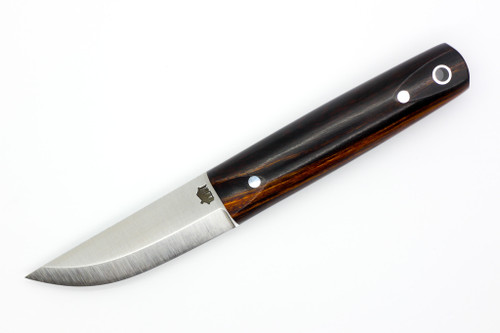 LT Wright Knives Pronghorn - 3V Steel - Scandi Grind - Desert Ironwood W/ Black Liners - 14