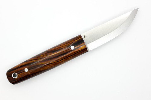 LT Wright Knives Pronghorn - 3V Steel - Scandi Grind - Desert Ironwood W/ Black Liners - 19