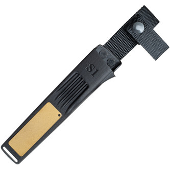 Fallkniven - Fine Diamond Stone - Fine Grit / 25 Micron TAN Plated - D3T - 3 in. x 1 in. x 0.13 in.