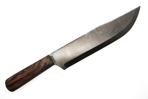 Drifter Blades - Mountain Bowie - 9.5" 80CRV2 Steel Fixed Blade W/ Desert Ironwood Handle and Leather Sheath - 1