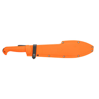 Condor Tool and Knife - Terrachete Machete - 1075 Carbon Steel - High Impact Polypropylene Orange Handle W/ Sheath
