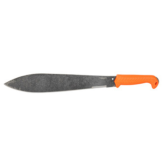 Condor Tool and Knife - Terrachete Machete - 1075 Carbon Steel - High Impact Polypropylene Orange Handle W/ Sheath