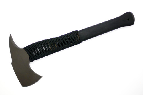 Winkler Knives - Combat Axe - 80CRV2 Steel - Black Laminate Handle W/ CORD