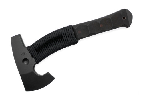 Dave Wenger Blades: Wiglaf - 80CrV2 Steel - Sculpted Black Linen Micarta - Kydex Sheath