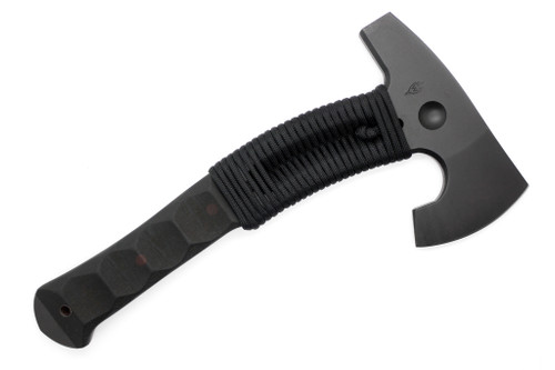 Dave Wenger Blades: Wiglaf - 80CrV2 Steel - Sculpted Black Linen Micarta - Kydex Sheath