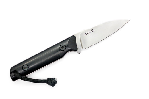JP Bladesmithing - Wharnfang XL - 3.125" AEB-L Fixed Blade W/ Black G-10 Handle & Black Kydex Sheath
