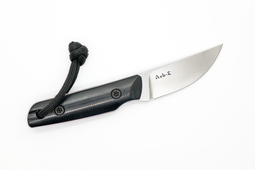 JP Bladesmithing - Shinobi EDC- 2.35" AEB-L Fixed Blade W/ Black G10 Handle & Black Kydex Sheath
