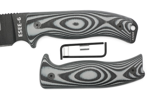 TKC 2.0 G10 Handle for ESEE 5/6  - Midnite Tiger 2X2 G-10