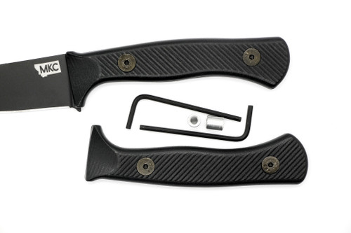 TKC G10 Handle for Montana Knife Company Speedgoat 2.0 - Textured Black G-10