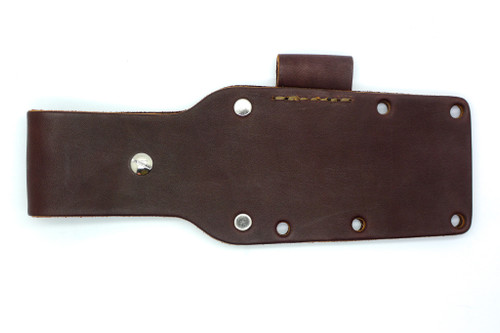 TKC: ESEE 6 Leather Backer - Brown WITH Firesteel