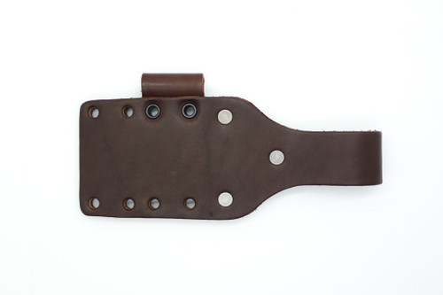 TKC: ESEE 6 Leather Backer - Brown WITH Firesteel - #1