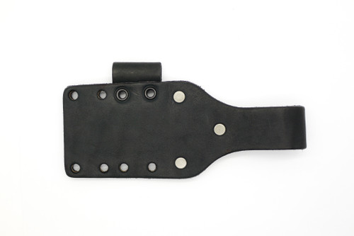 TKC: ESEE 6 Leather Backer - Black WITH Firesteel - #1