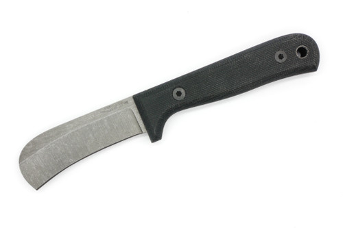 Very Good Knife Company - Lineman - 3.25" 80CRV2 Fixed Blade W/ Black Canvas Micarta Handle
