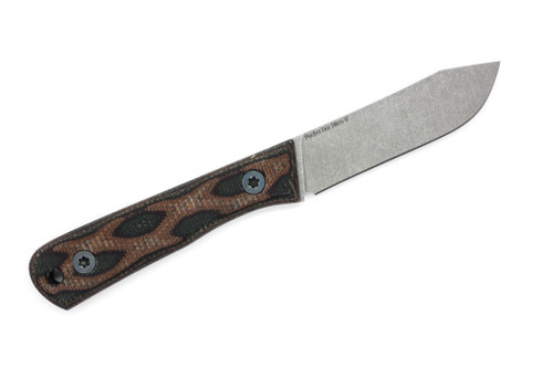 Very Good Knife Company - Pocket Doc - 2.8" Nitro-V Fixed Blade W/ Python Canvas Micarta Handle