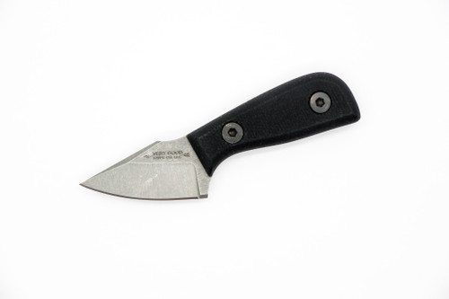 Very Good Knife Company - Mosquito - 1.75" AEB-L Fixed Blade W/ Black Canvas Micarta Handle