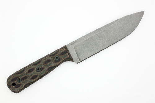 Very Good Knife Company - Walkabout - 6" 80CRV2 Fixed Blade W/ Python Canvas Micarta Handle