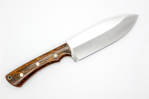 Lishen Knives - Yukon - 5.75" AEB-L Fixed Blade W/ Desert Ironwood Handle