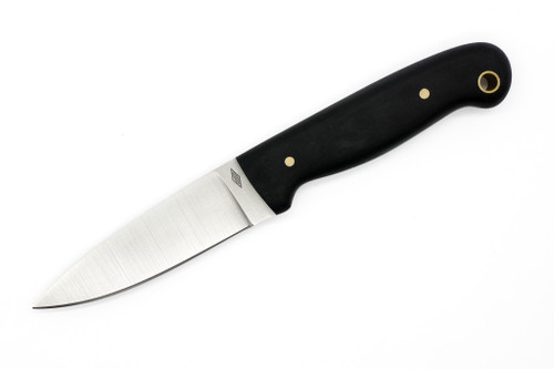 Battle Horse Knives - Explorer - 01 Steel Fixed Blade w/ Black Canvas Micarta Handle