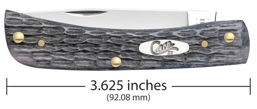 Case Cutlery: Sod Buster Jr. - Crandall Jig Gray Bone Handle - 1 Blade
