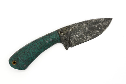 Black Bird Knives - Crow Hunter - 3.25" 80crv2 steel fixed black W/ Veridian Grip-X Handle Black Bird Knives - Crow Hunter - 3.25" 80crv2 steel fixed black W/ Veridian Grip-X Handle