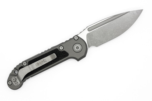 Microtech - LUDT Gen III S/E Apocalyptic Standard Natural Clear  - Automatic Folding Knife