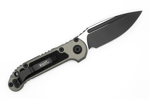 Microtech - LUDT Gen III S/E Black DLC Standard Natural Clear  - Automatic Folding Knife