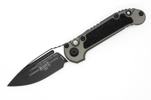Microtech - LUDT Gen III S/E Black DLC Standard Natural Clear  - Automatic Folding Knife