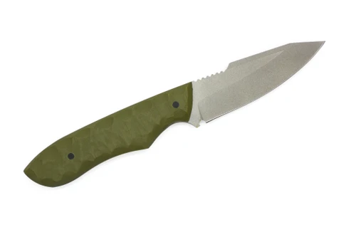 Maximus Knives - Mamba EDC - 2.75" 80crv2 Fixed Blade W/ Textured OD Green G-10 W/ Digital Camo Kydex Sheath