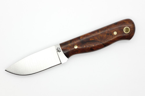 LT Wright Knives Brumby Lite - A2 Steel - Flat Grind - Desert Ironwood W/ Black Liners Handle - 2