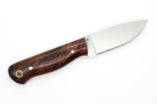 LT Wright Knives Brumby Lite - A2 Steel - Flat Grind - Desert Ironwood W/ Black Liners Handle - 2