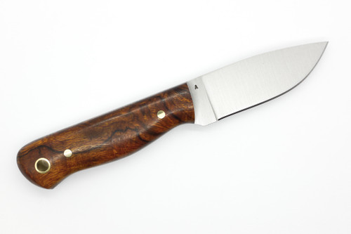 LT Wright Knives Brumby Lite - A2 Steel - Flat Grind - Desert Ironwood W/ Black Liners Handle - 3