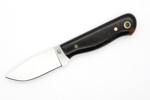 LT Wright Knives Brumby Lite - A2 Steel - Flat Grind - Desert Ironwood W/ Black Liners Handle - 9