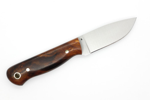 LT Wright Knives Brumby Lite - A2 Steel - Flat Grind - Desert Ironwood W/ Black Liners Handle - 11