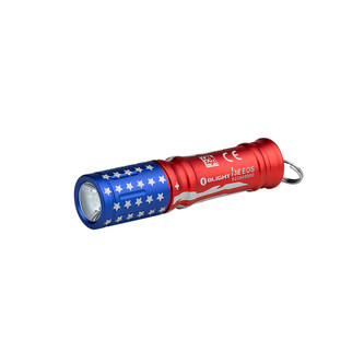 Olight - i3E Keychain Light - Stars & Stripes Edition