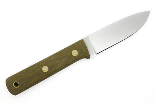Battle Horse Knives - Maverick Scout - 01 Steel Fixed Blade w/ Green Canvas Micarta Handle Battle Horse Knives - Maverick Scout - 01 Steel Fixed Blade w/ Green Canvas Micarta Handle