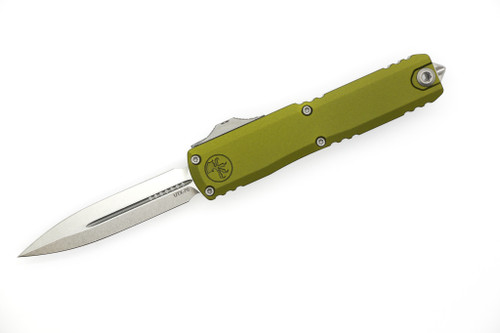 Microtech - UTX-70 IV D/E Stonewash Standard OD Green - OTF Automatic Knife
