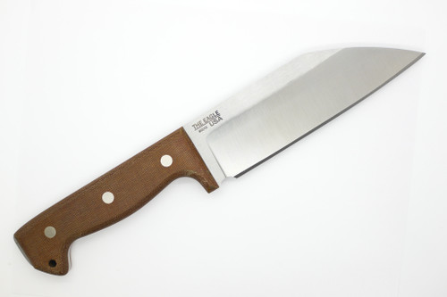 Very Good Knife Company - The Eagle - 6.875" 80CRV2 Fixed Blade W/ Natural Canvas Micarta Handle Very Good Knife Company - The Eagle - 6.875" 80CRV2 Fixed Blade W/ Natural Canvas Micarta Handle