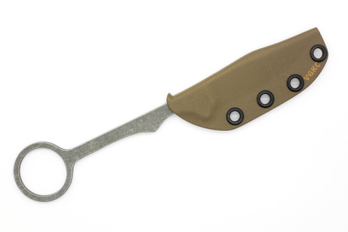 Very Good Knife Company - Dragonfly - 2.5" AEB-L Fixed Blade W/ Skeletonized Handle W/ FDE Kydex Very Good Knife Company - Dragonfly - 2.5" AEB-L Fixed Blade W/ Skeletonized Handle W/ FDE Kydex