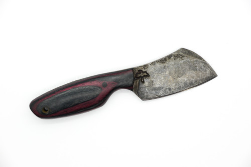 Black Bird Blades - Micro Rooks - 2.2" 80crv2 steel fixed W/ Red & Black Dymalux Handle Black Bird Blades - Micro Rooks - 2.2" 80crv2 steel fixed W/ Red & Black Dymalux Handle