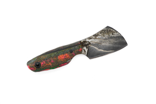 Black Bird Blades - Micro Rooks - 1.9" 80crv2 steel fixed W/ Multicolored Grip-X Handle Black Bird Blades - Micro Rooks - 1.9" 80crv2 steel fixed W/ Multicolored Grip-X Handle