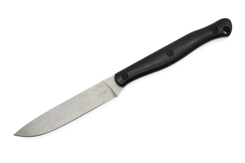 White River Knives: Exodus 4 - Magnacut Steel - Black Canvas Micarta Handle - Kydex Sheath