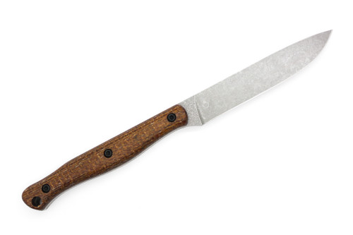 White River Knives: Exodus 4 - Magnacut Steel - Natural Burlap Micarta Handle - Kydex Sheath White River Knives: Exodus 4 - Magnacut Steel - Natural Burlap Micarta Handle - Kydex Sheath