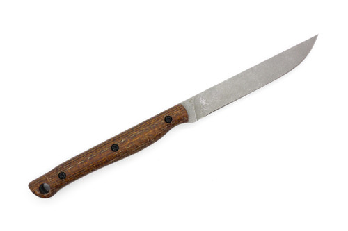 White River Knives: Exodus 3 - Magnacut Steel - Natural Burlap Micarta Handle - Kydex Sheath White River Knives: Exodus 3 - Magnacut Steel - Natural Burlap Micarta Handle - Kydex Sheath
