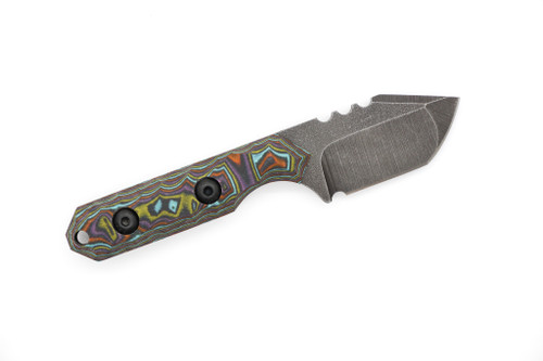 Tactical Pterodactyl Knives - Mini Tanto - 1.75" Magnacut Fixed Blade W/ Galaga G-10 Handle & Grey Kydex Sheath Tactical Pterodactyl Knives - Mini Tanto - 1.75" Magnacut Fixed Blade W/ Galaga G-10 Handle & Grey Kydex Sheath