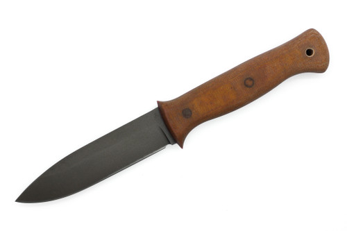 Dave Wenger Blades - Navigator - CPM 3V Steel - Smooth Vintage Linen w/Red Canvas Micarta Liners - Kydex Sheath