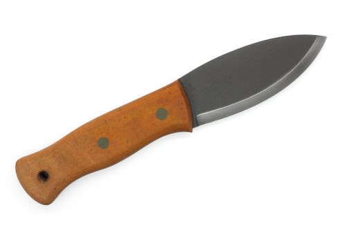 Dave Wenger Blades - MSK - 3.75" S30V Steel Fixed Blade W/ Smooth Vintage Linen Micarta Handle - Kydex Sheath Dave Wenger Blades - MSK - 3.75" S30V Steel Fixed Blade W/ Smooth Vintage Linen Micarta Handle - Kydex Sheath