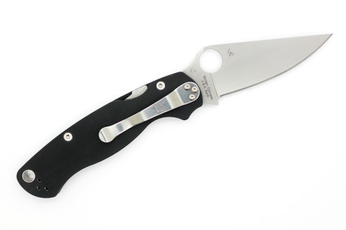 Spyderco Knives - Para Military 2 - 3.45" S45VN Steel Folding Pocket Knife w/ Black Textured G10 Handle Spyderco Knives - Para Military 2 - 3.45" S45VN Steel Folding Pocket Knife w/ Black Textured G10 Handle