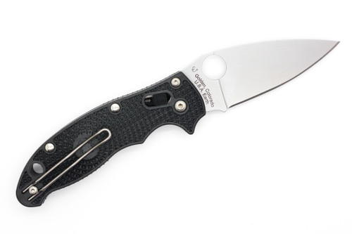 Spyderco Knives - Manix 2 Lightweight - 3.37" CTS BD1N Steel Folding Pocket Knife w/ Black Textured FRCP Handle Spyderco Knives - Manix 2 Lightweight - 3.37" CTS BD1N Steel Folding Pocket Knife w/ Black Textured FRCP Handle
